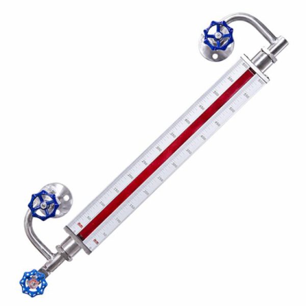 No Blind Area Two Color Quartz Glass Tube Level Gauge - 图片 2